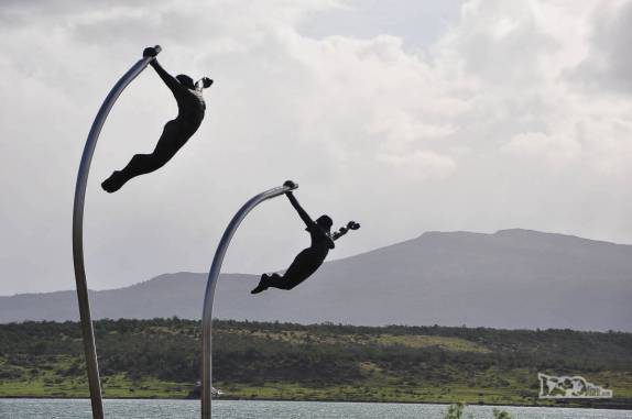 Arte nas ruas de Puerto Natales, no sul do Chile
